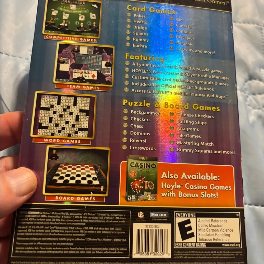 Hoyle Card Puzzle & Board Games - Multicolor #1 Game Brands . PC CD-ROM game